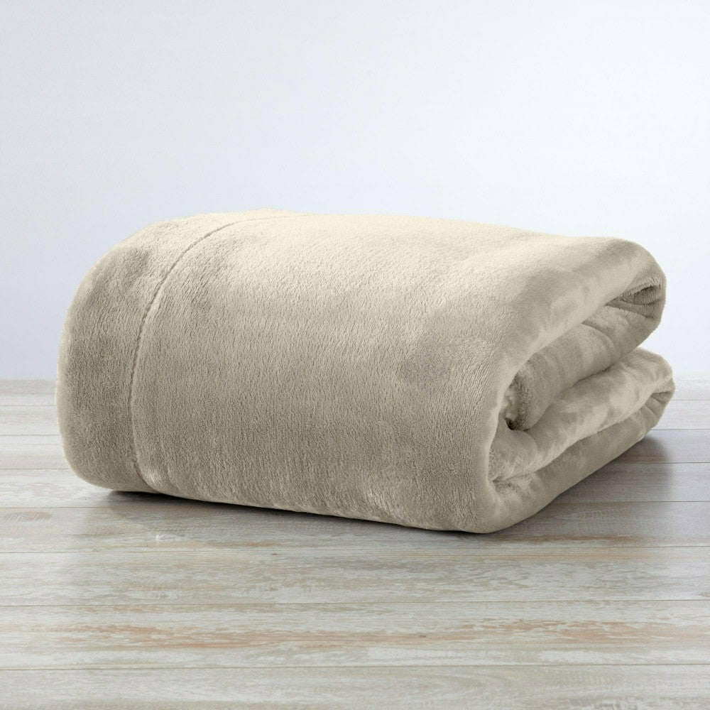 Velvet Plush Sherpa Luxury Bed Blanket - Kinsley Collection | Plow & Hearth