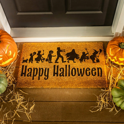 HALLOWEEN Coir Mat, "Happy Halloween",28"x16" | Plow & Hearth