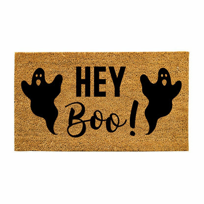 Hey Boo! Coir Doormat, 28"x16" | Plow & Hearth