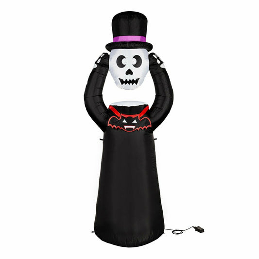 Lighted Headless Skeleton Halloween Inflatable | Plow & Hearth