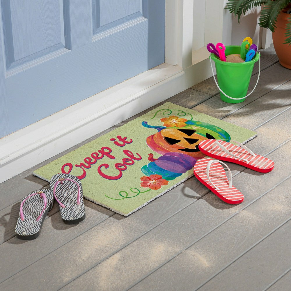 Summerween Creep it Cool PVC Mat, 28"x16” | Plow & Hearth