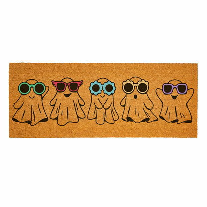Summerween Creep it Real Coir Mat, 60"x24" | Plow & Hearth
