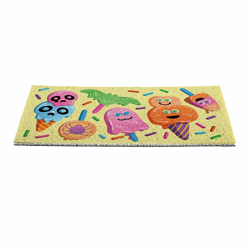 Summerween I Scream for Icecream PVC Mat, 28"x16” | Plow & Hearth