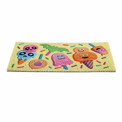Summerween I Scream for Icecream PVC Mat, 28"x16” | Plow & Hearth