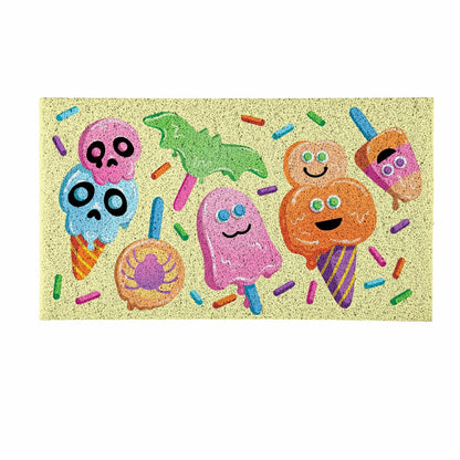 Summerween I Scream for Icecream PVC Mat, 28"x16” | Plow & Hearth