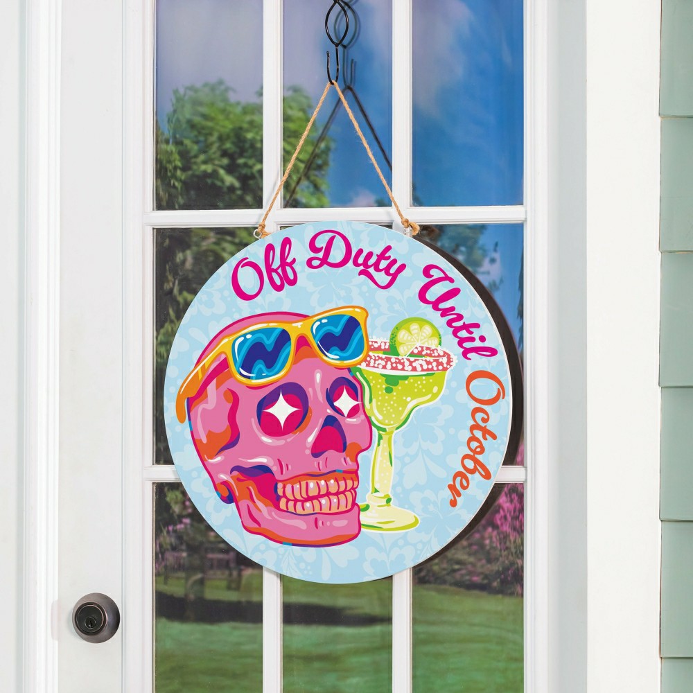 Summerween Off Duty, 18" Door Décor | Plow & Hearth
