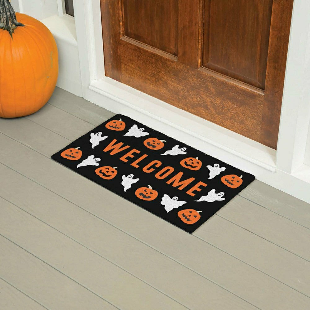 28" x 16" PVC Trapper Mat, Welcome | Plow & Hearth