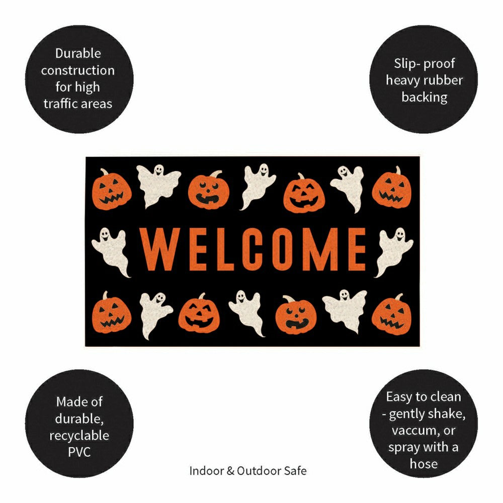 28" x 16" PVC Trapper Mat, Welcome | Plow & Hearth