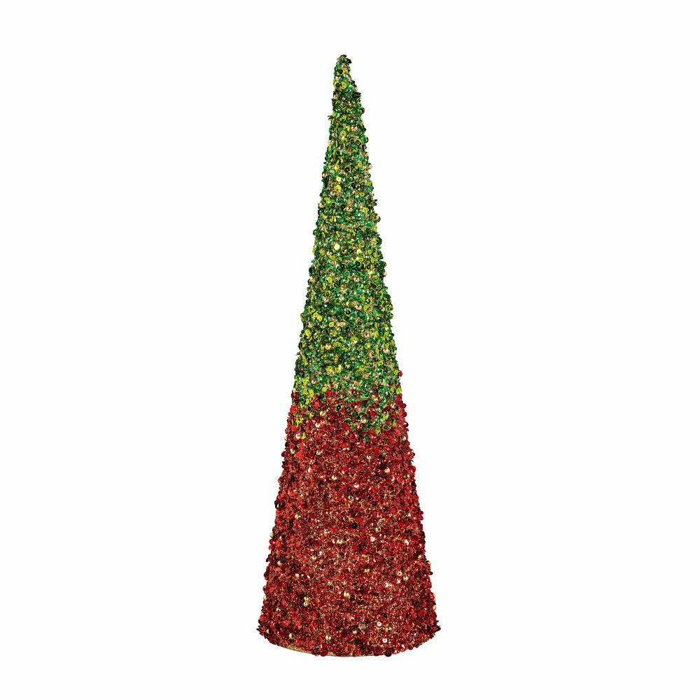 Heartfelt Cheer Table Décor Glitter Conical Paper Set | Plow & Hearth