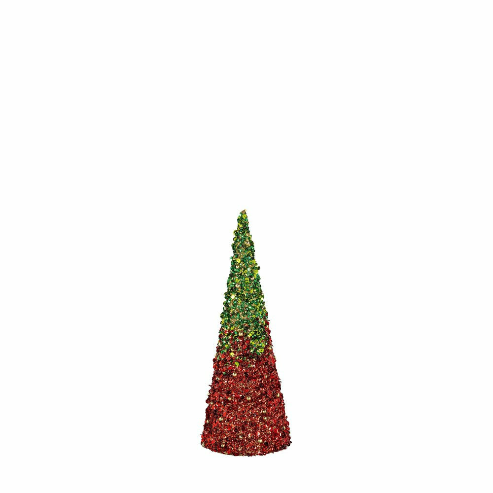 Heartfelt Cheer Table Décor Glitter Conical Paper Set | Plow & Hearth