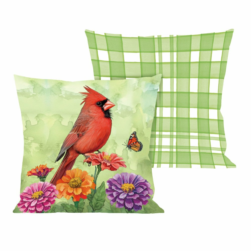 Spring Cardinal Time Pillow Cover | Plow & Hearth