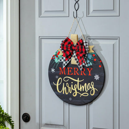 Multi Season Wooden Décor 1, 4-Season Interchangeable Door Decor Set | Plow & Hearth
