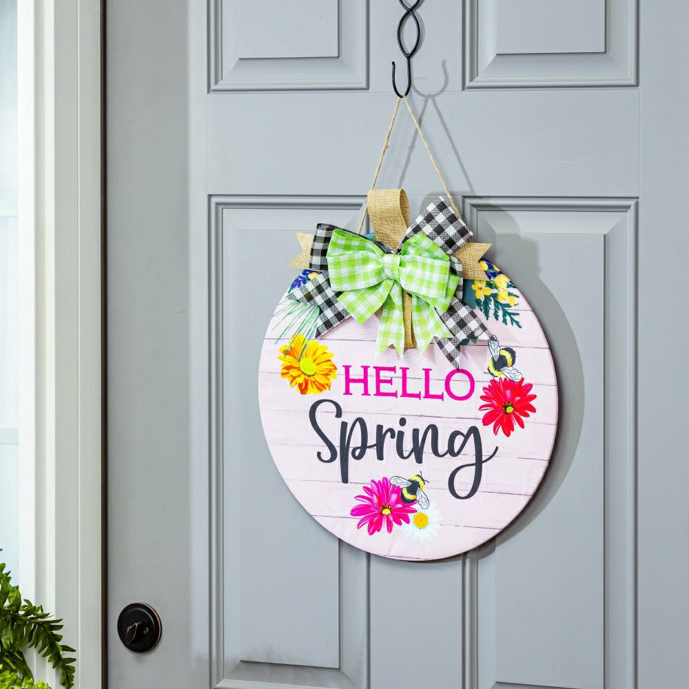 Multi Season Wooden Décor 1, 4-Season Interchangeable Door Decor Set | Plow & Hearth