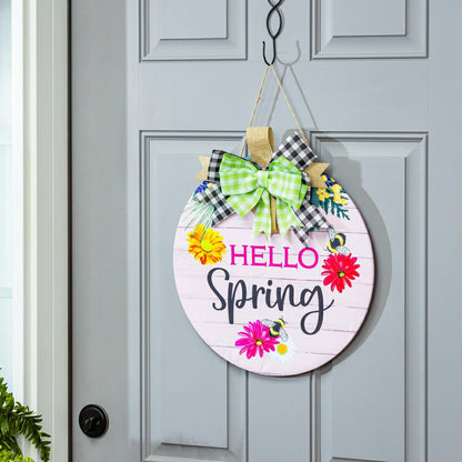 Multi Season Wooden Décor 1, 4-Season Interchangeable Door Decor Set | Plow & Hearth