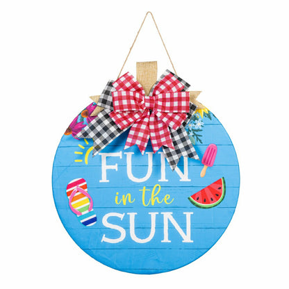 Multi Season Wooden Décor 1, 4-Season Interchangeable Door Decor Set | Plow & Hearth