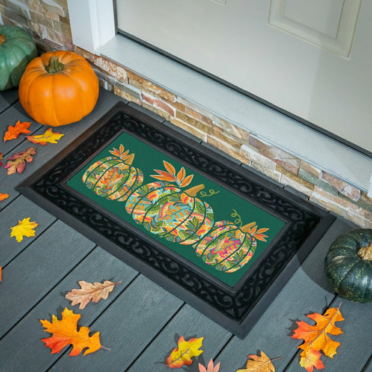 22X10” FLOCKED COIRSASSAFRAS MAT | Plow & Hearth