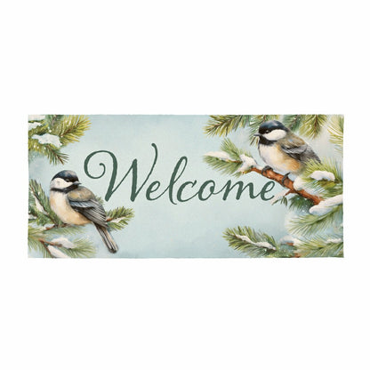 Flocked Coir Sassafras Switch Mat, 22"x10" | Plow & Hearth