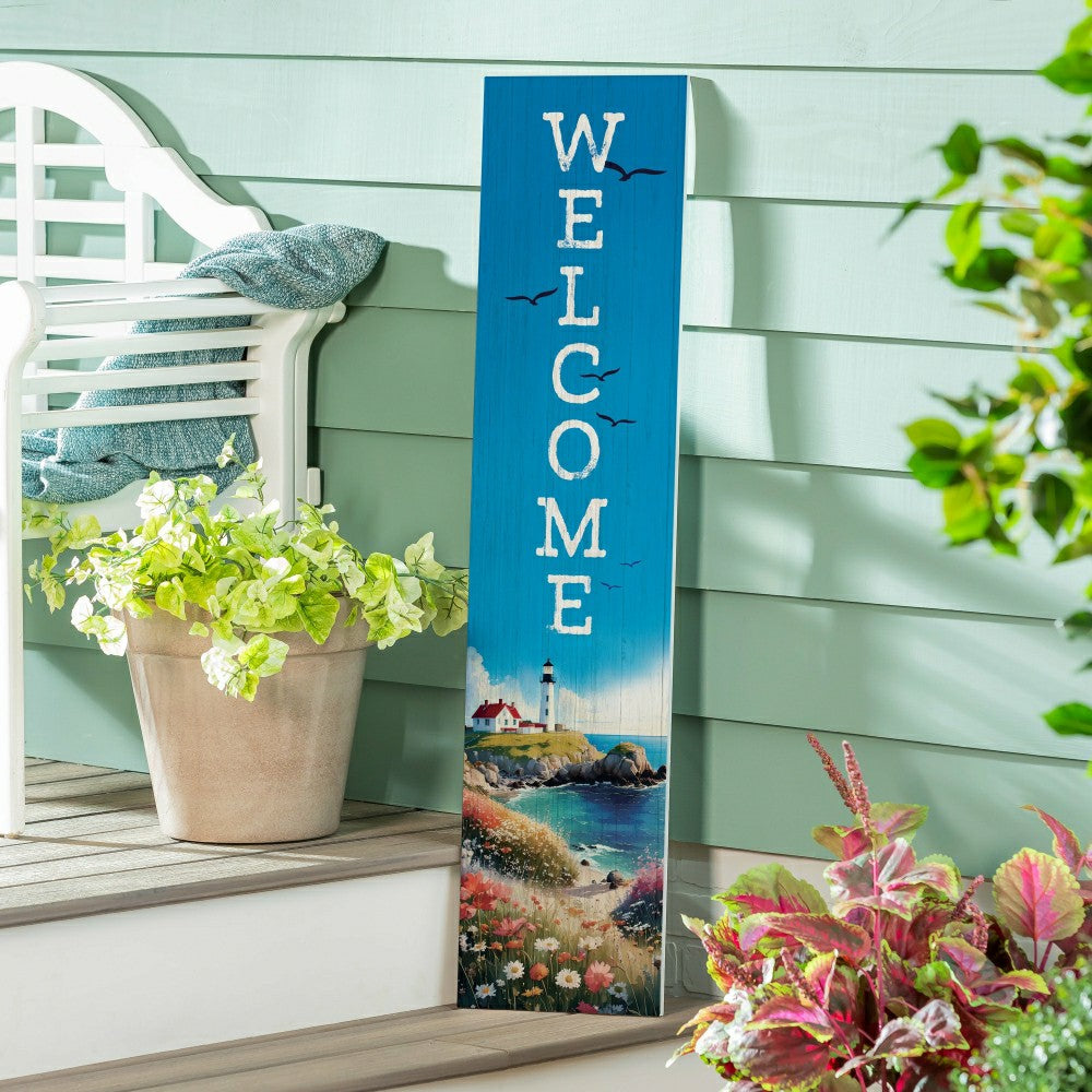 Coastal Porch Leaner Lighthouse 46" H | Plow & Hearth