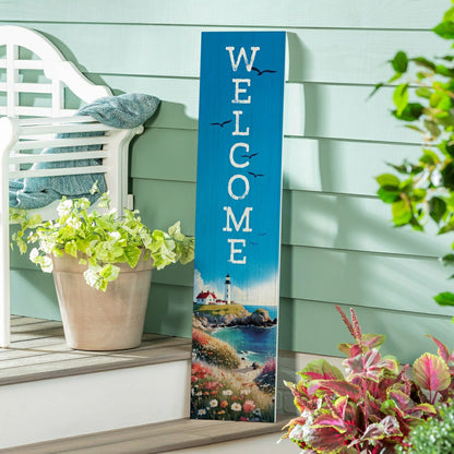 Coastal Porch Leaner Lighthouse 46" H | Plow & Hearth