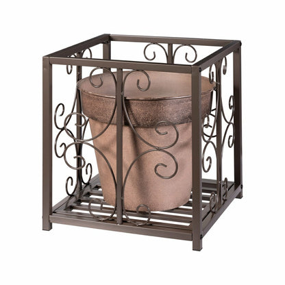 Elegant Swirl Plant Stand | Plow & Hearth