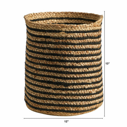 13.5” Handmade Natural Jute Planter | Plow & Hearth