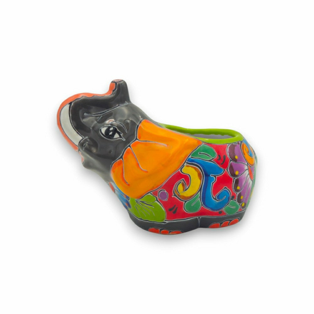 Talavera Elephant Planter | Plow & Hearth