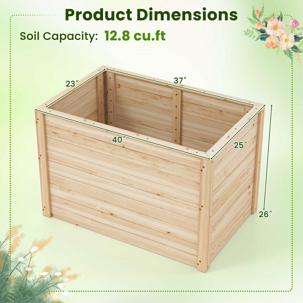 Wooden Raised Garden Bed | Plow & Hearth