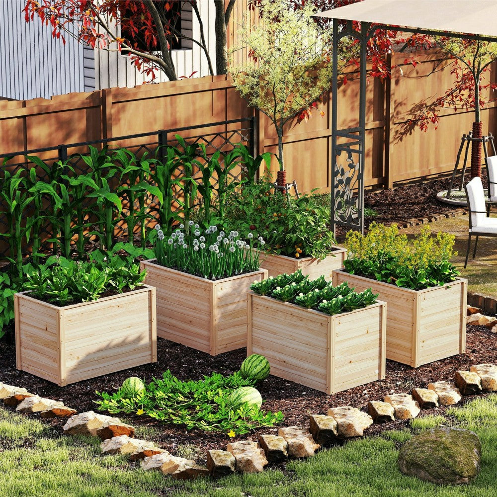 Wooden Raised Garden Bed | Plow & Hearth