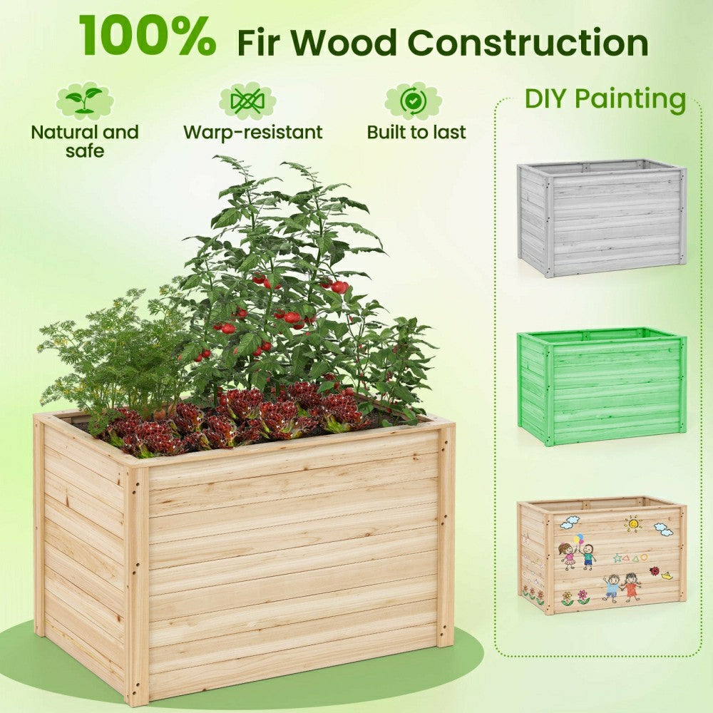 Wooden Raised Garden Bed | Plow & Hearth