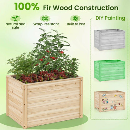 Wooden Raised Garden Bed | Plow & Hearth