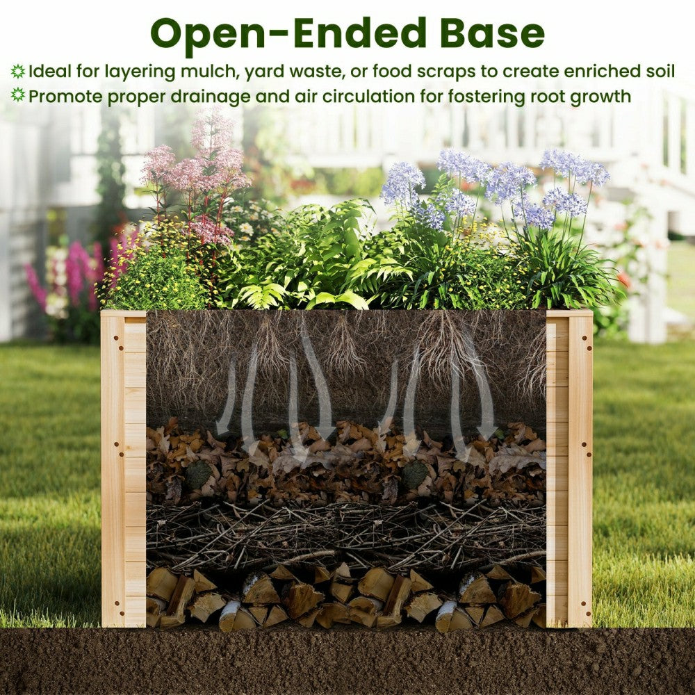 Wooden Raised Garden Bed | Plow & Hearth