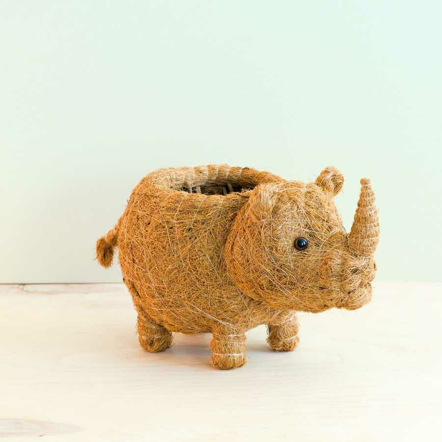 Rhino Planter - Coco Coir Pot | Plow & Hearth