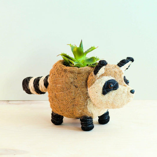 Raccoon Planter - Handmade Plant Pot | Plow & Hearth