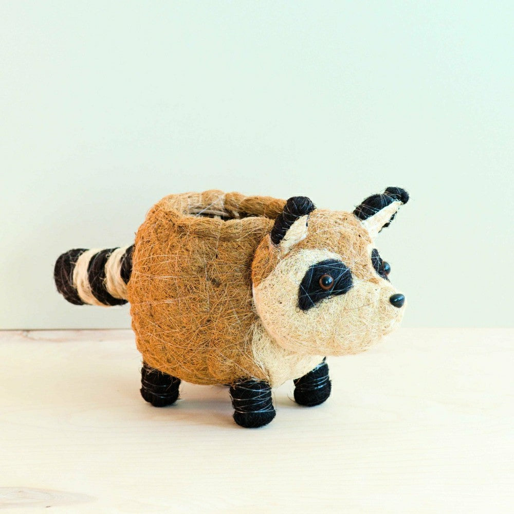 Raccoon Planter - Handmade Plant Pot | Plow & Hearth
