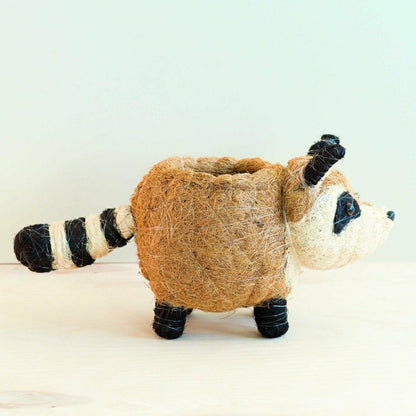 Raccoon Planter - Handmade Plant Pot | Plow & Hearth