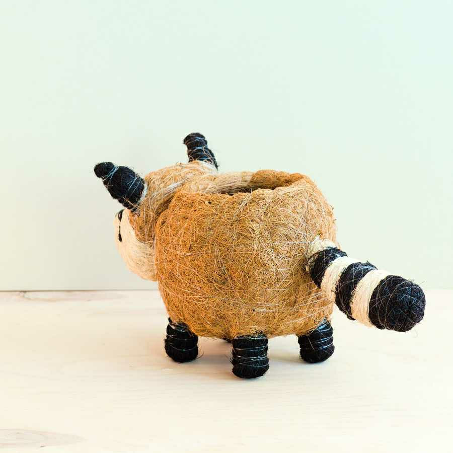 Raccoon Planter - Handmade Plant Pot | Plow & Hearth