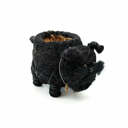 Schnauzer Planter - Coco Coir Pots | Plow & Hearth