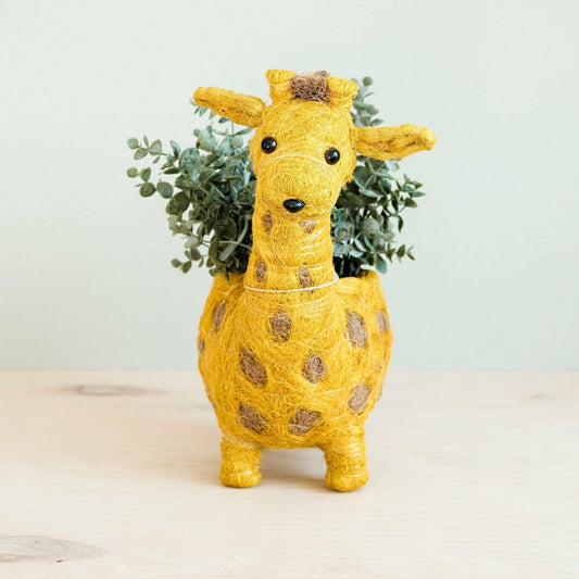 Giraffe Planter - Coco Coir Planter | Plow & Hearth