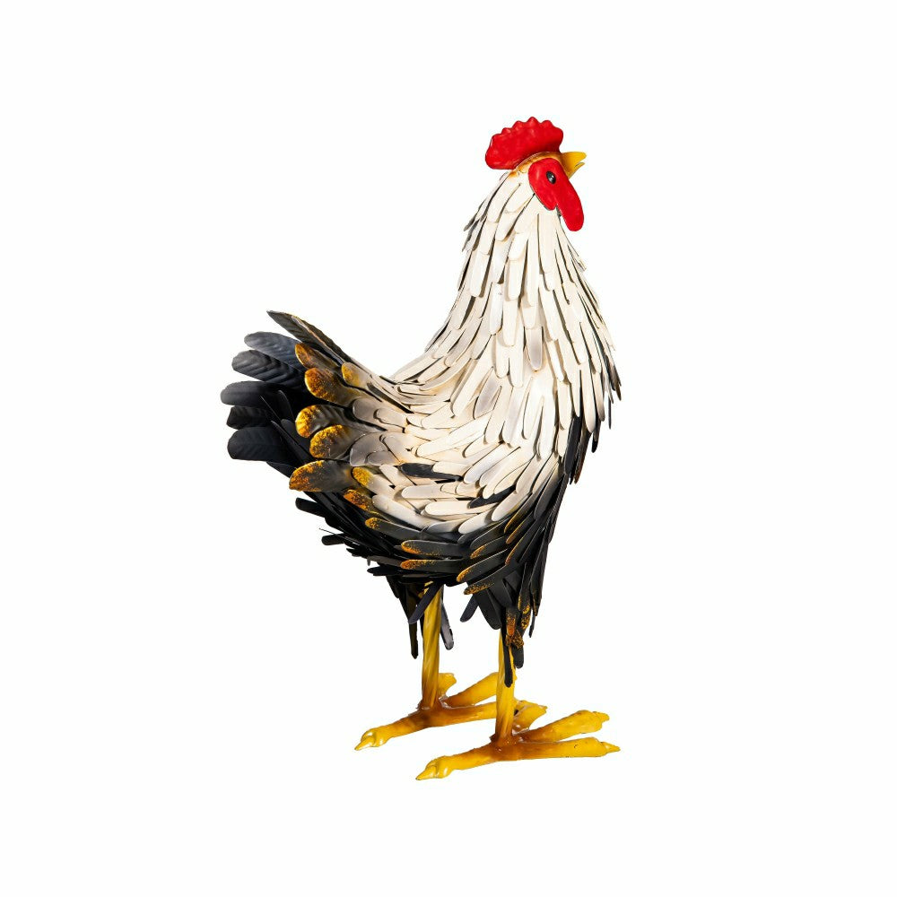 12"H Petal & Plow, Metal Hen Garden Statue | Plow & Hearth