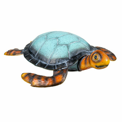 Metal Vivid Sea Turtle Garden Statue | Plow & Hearth