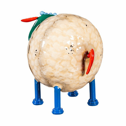 Metal Colorful Sheep Garden Statue | Plow & Hearth