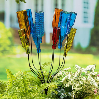 Metal Outdoor Bottle Tree Bush | Plow & Hearth