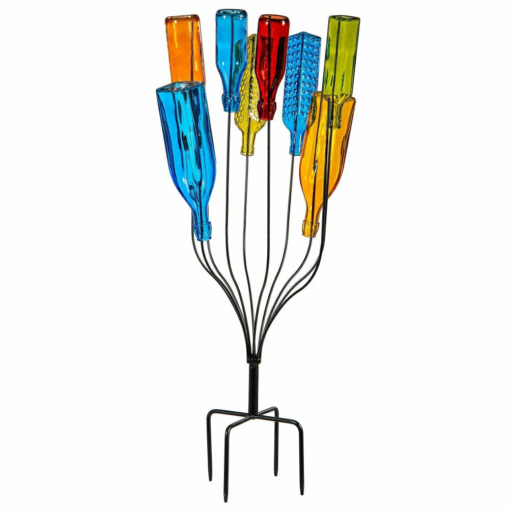 Metal Outdoor Bottle Tree Bush | Plow & Hearth