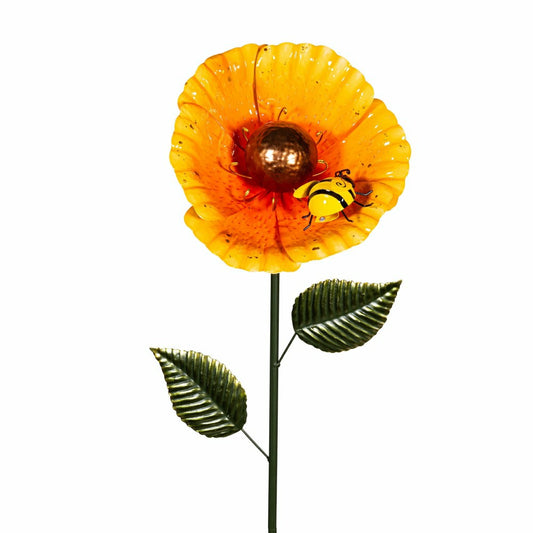 Metal Garden Stake with Bee | Plow & Hearth