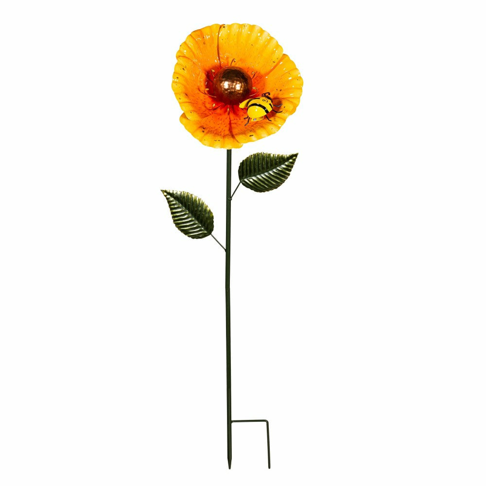 Metal Garden Stake with Bee | Plow & Hearth