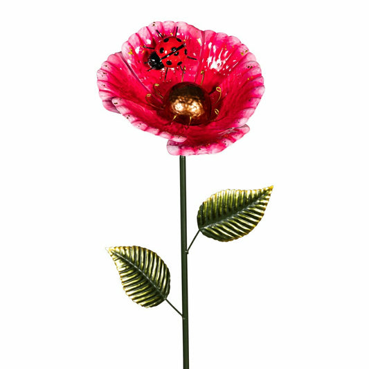 Metal Garden Stake with Ladybug | Plow & Hearth