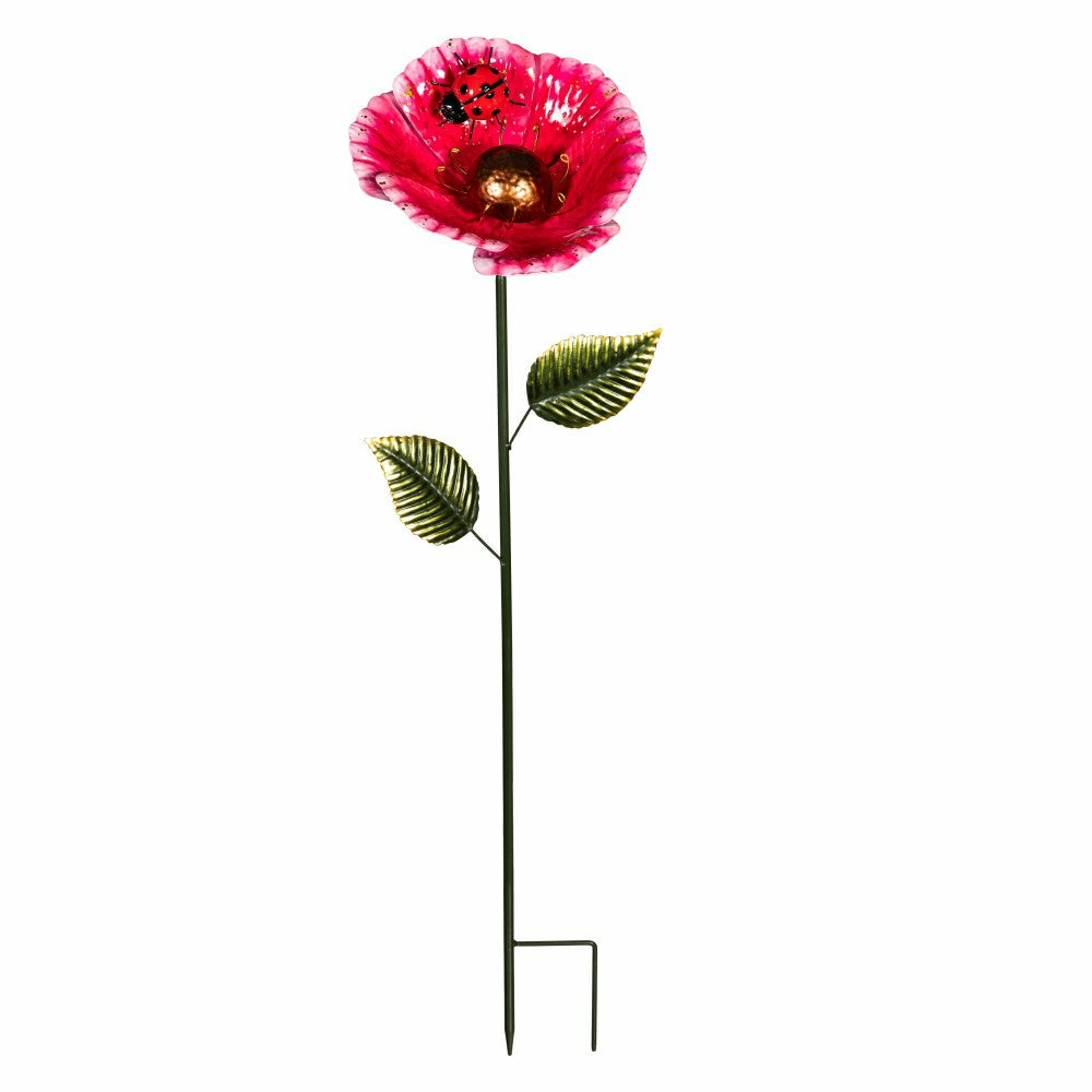 Metal Garden Stake with Ladybug | Plow & Hearth