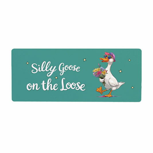 Silly Goose on the Loose PVC Horizontal Yard Sign, 20"Wx 8"H | Plow & Hearth