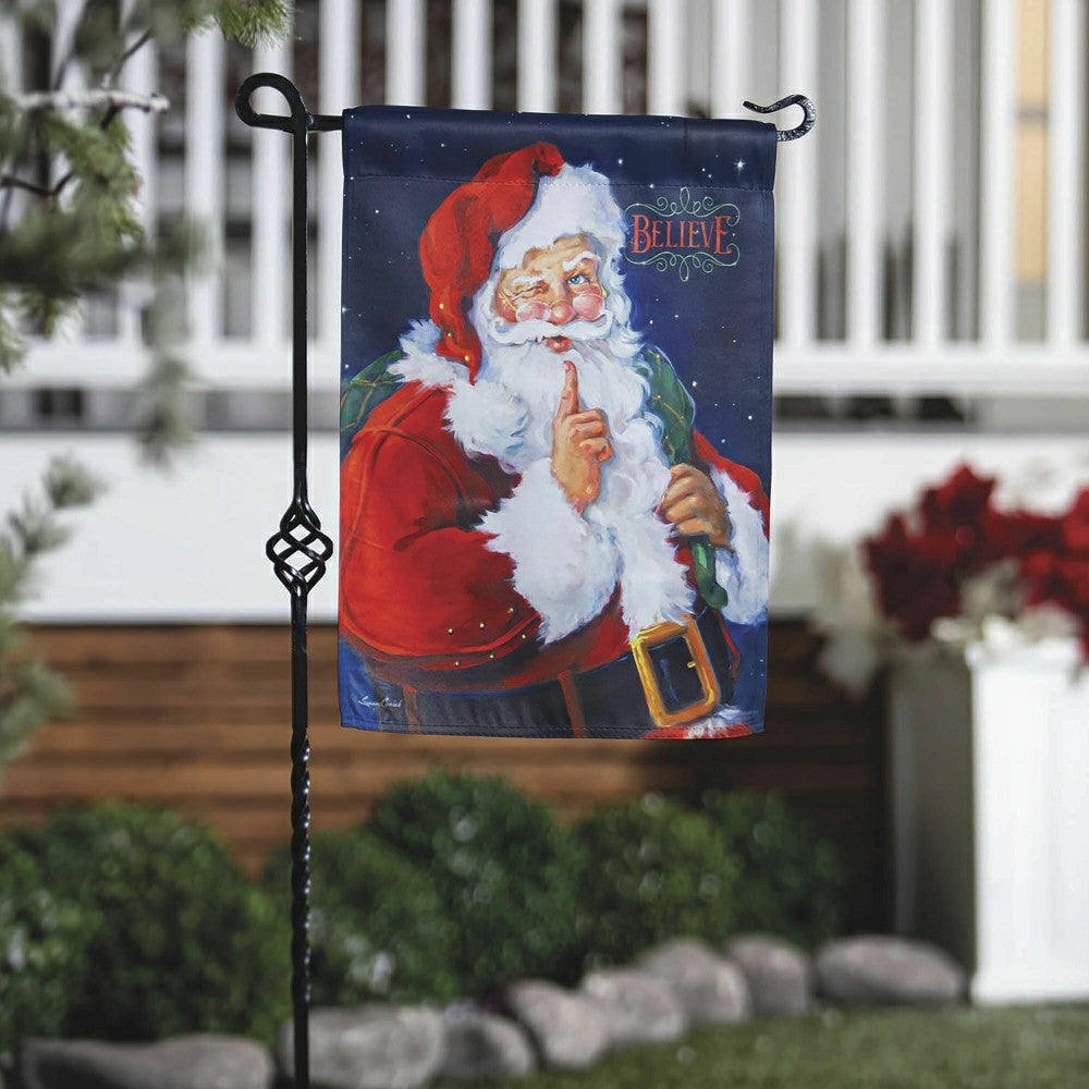 Believe Suede Garden Flag | Plow & Hearth