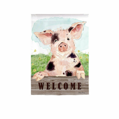 Spotted Pig Suede Garden Flag | Plow & Hearth